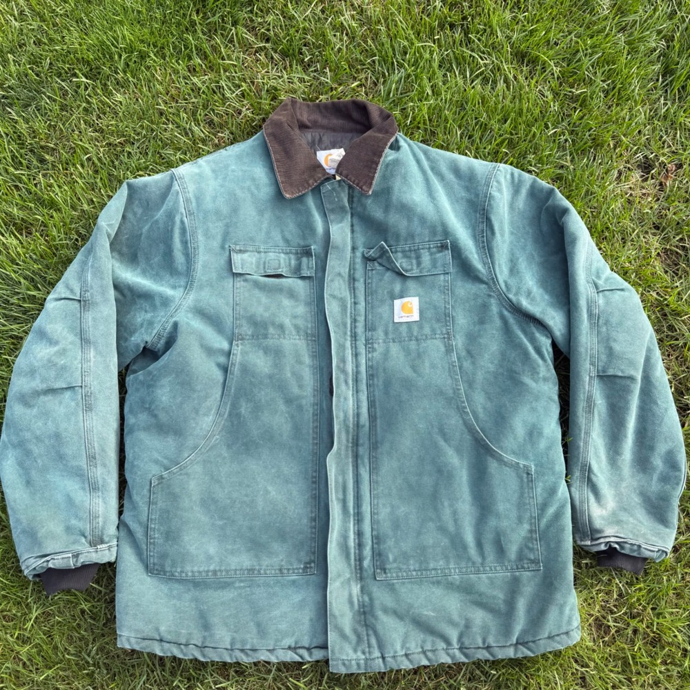 Minty A+ Carhartt C26HTG Arctic Traditional Coat Hunter Green Vintage XL Regular
